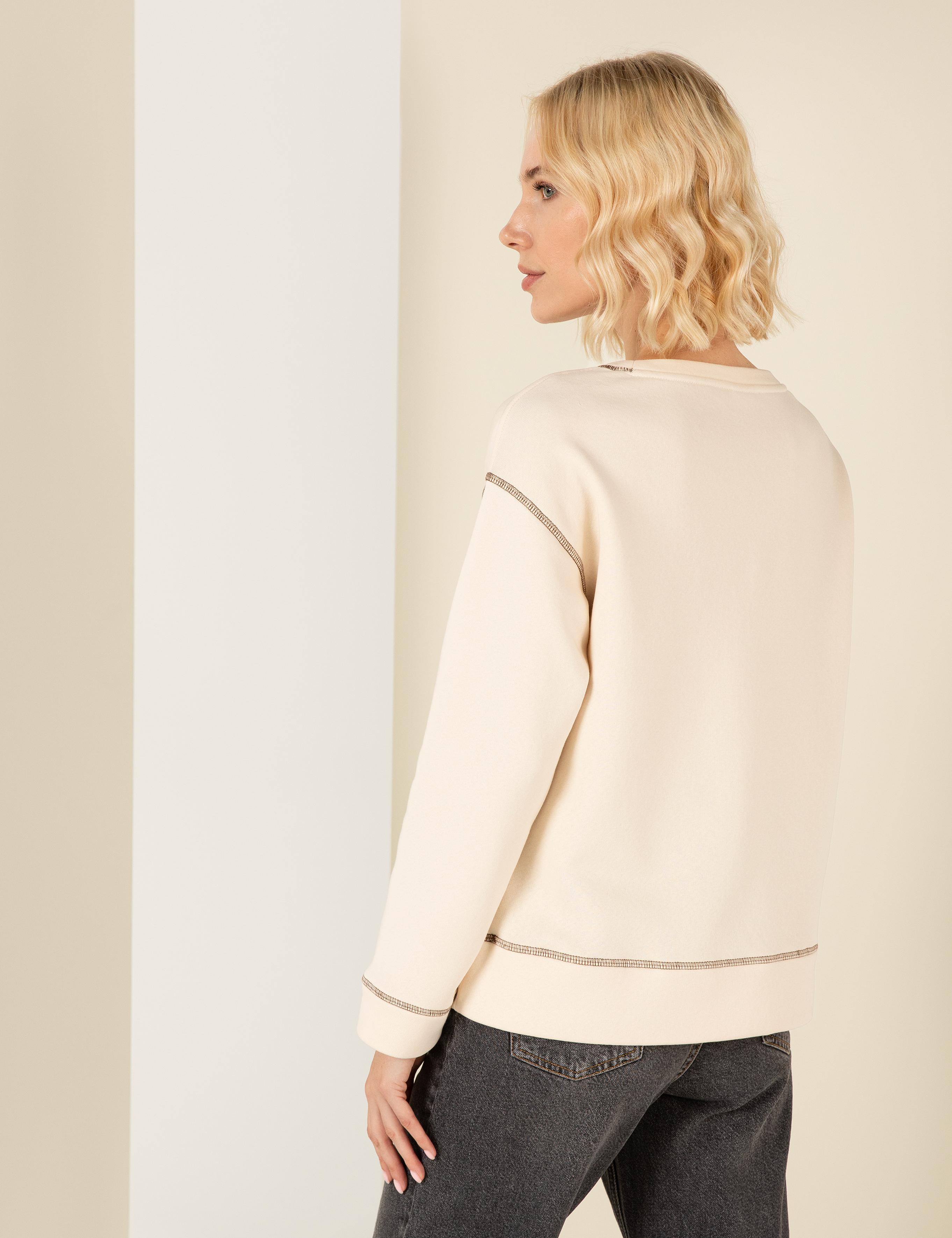 Krem Comfort Fit Sweatshirt