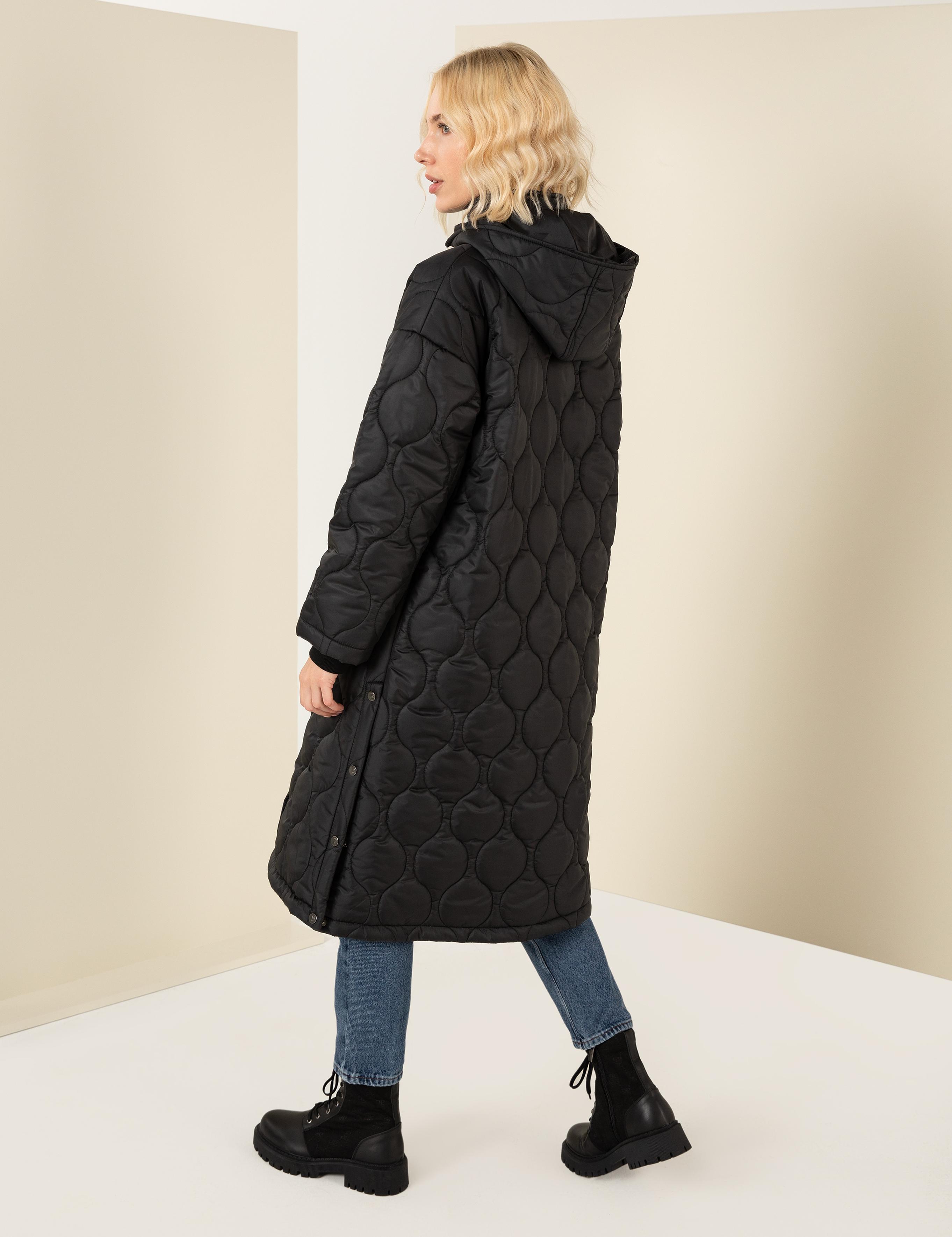 Siyah Oversize Mont