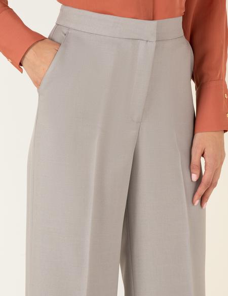 Gri Palazzo Pantolon - 50260302019