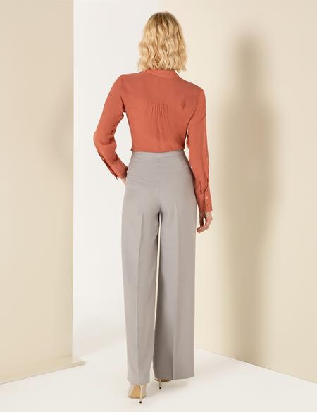 Gri Palazzo Pantolon - 50260302019