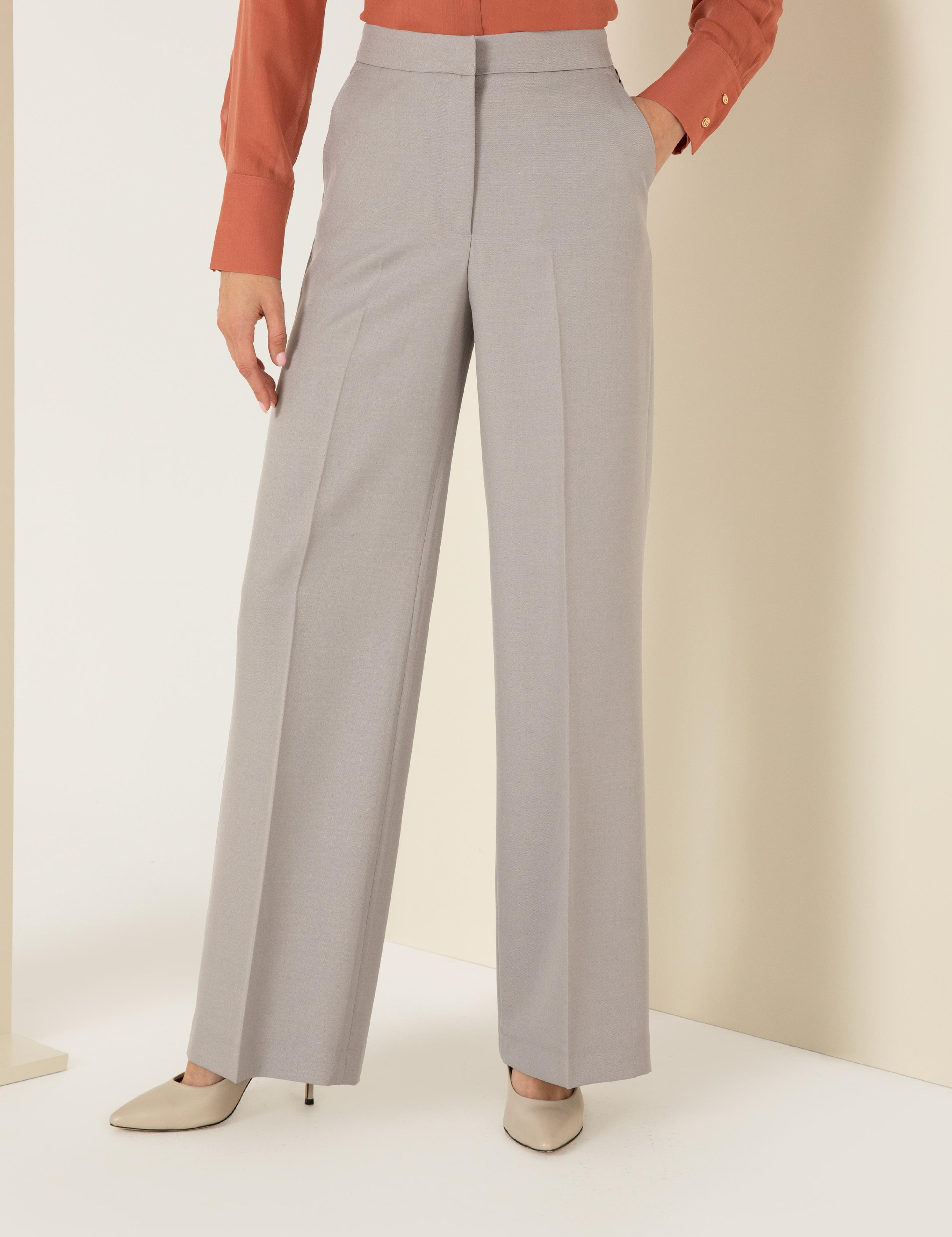 Gri Palazzo Pantolon