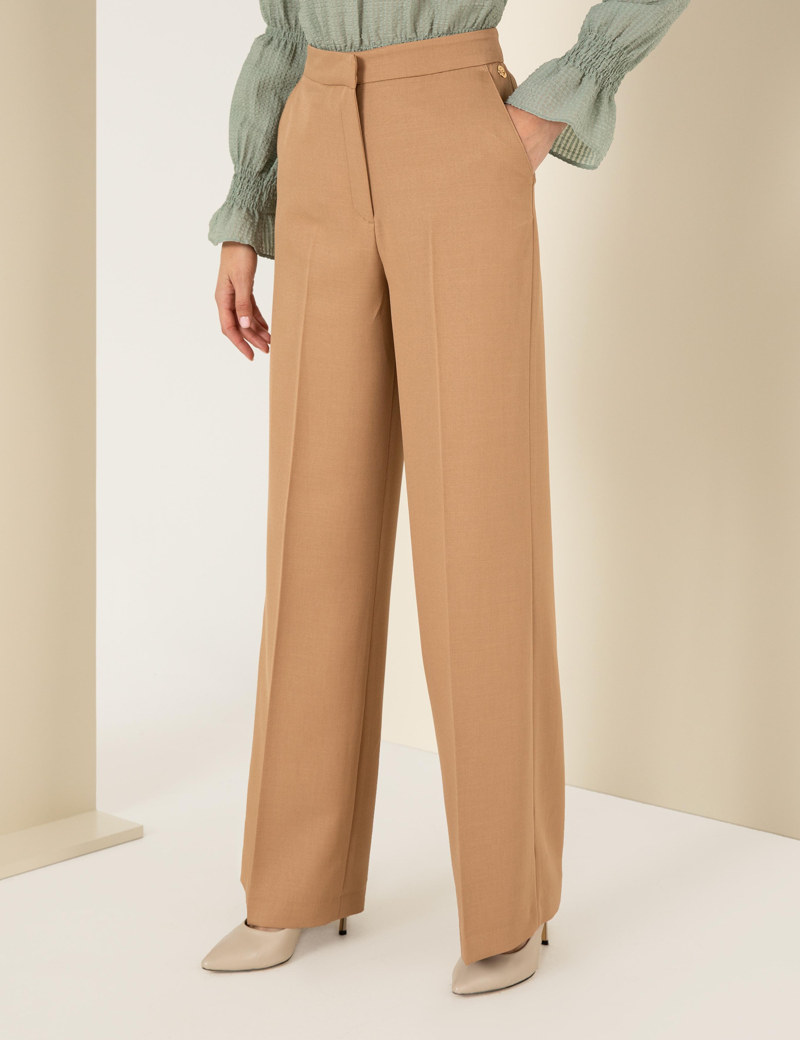 Bej Palazzo Pantolon