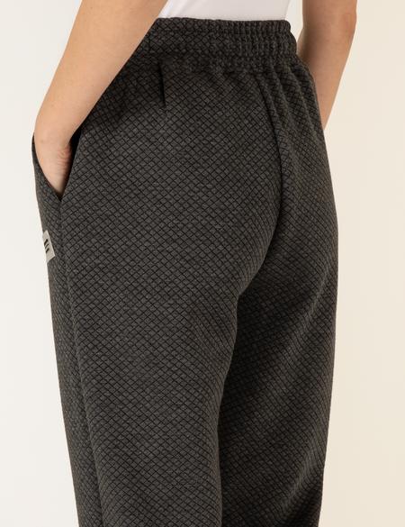 Antrasit Melanj Mom Fit Eşofman Altı - 50253894019