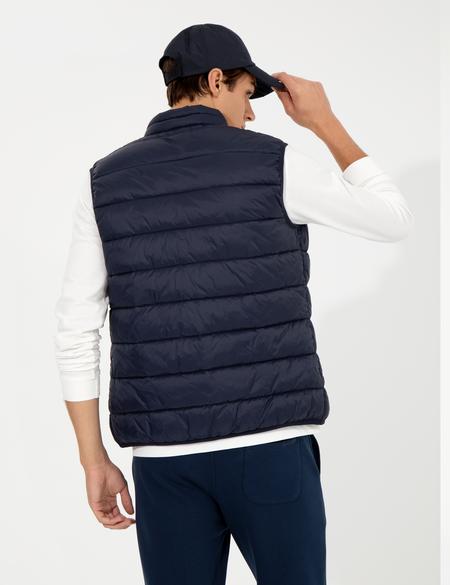 Lacivert Standart Fit Yelek - 50260641011