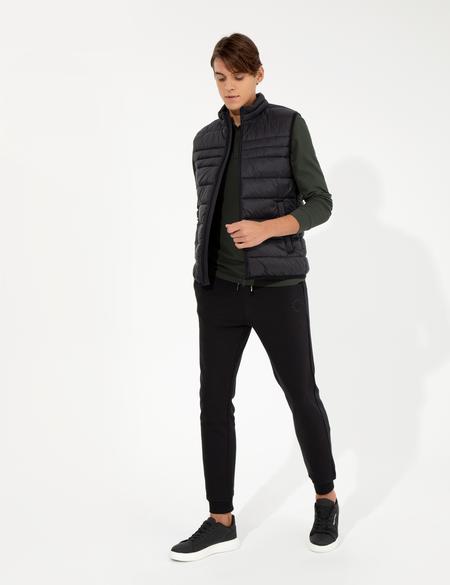 Siyah Standart Fit Yelek - 50260641024