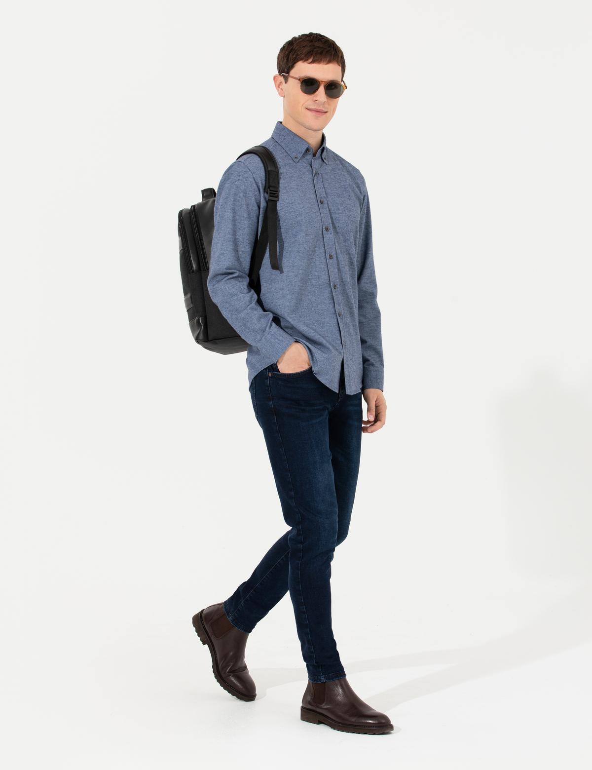 İndigo Slim Fit Jean Pantolon