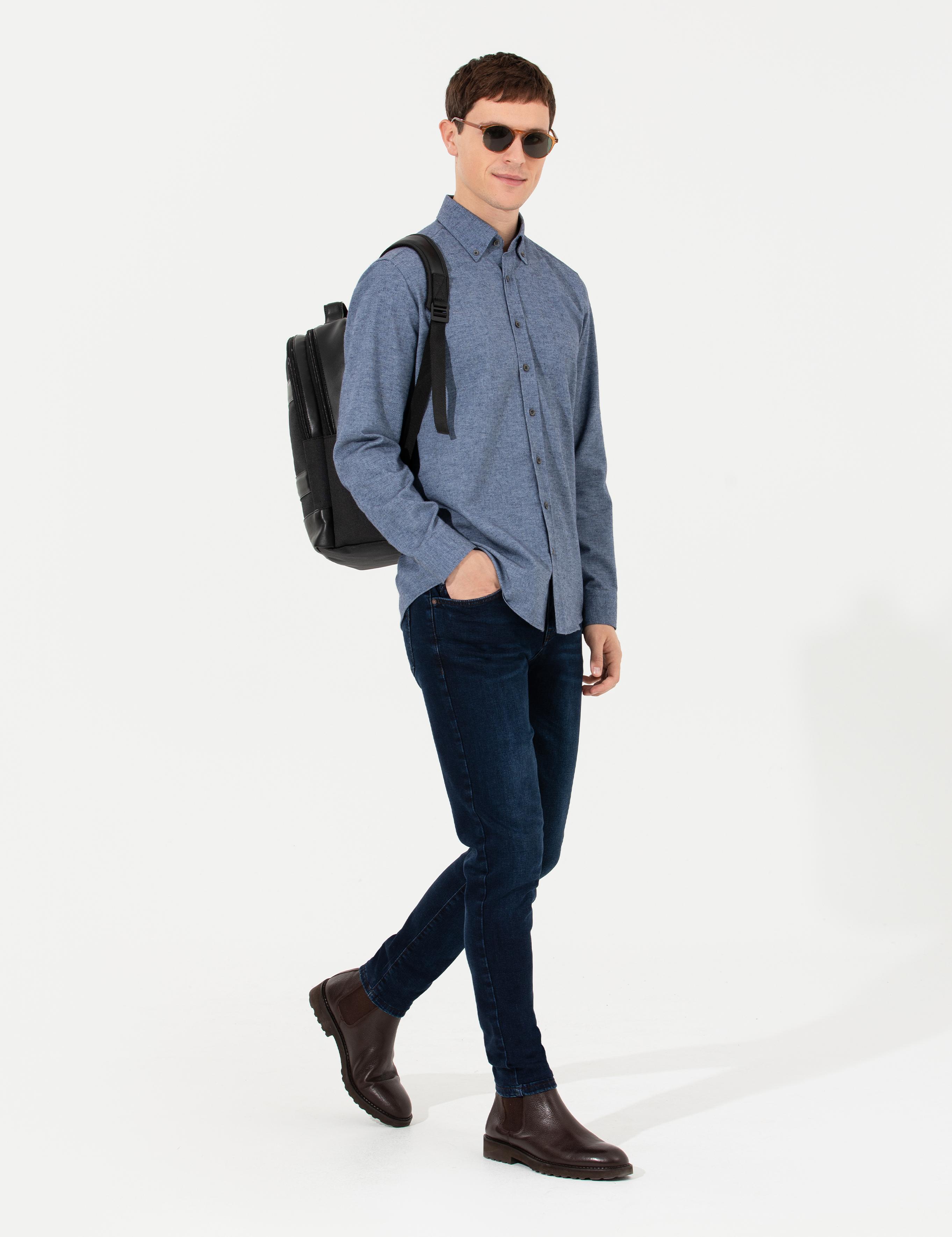 İndigo Slim Fit Jean Pantolon