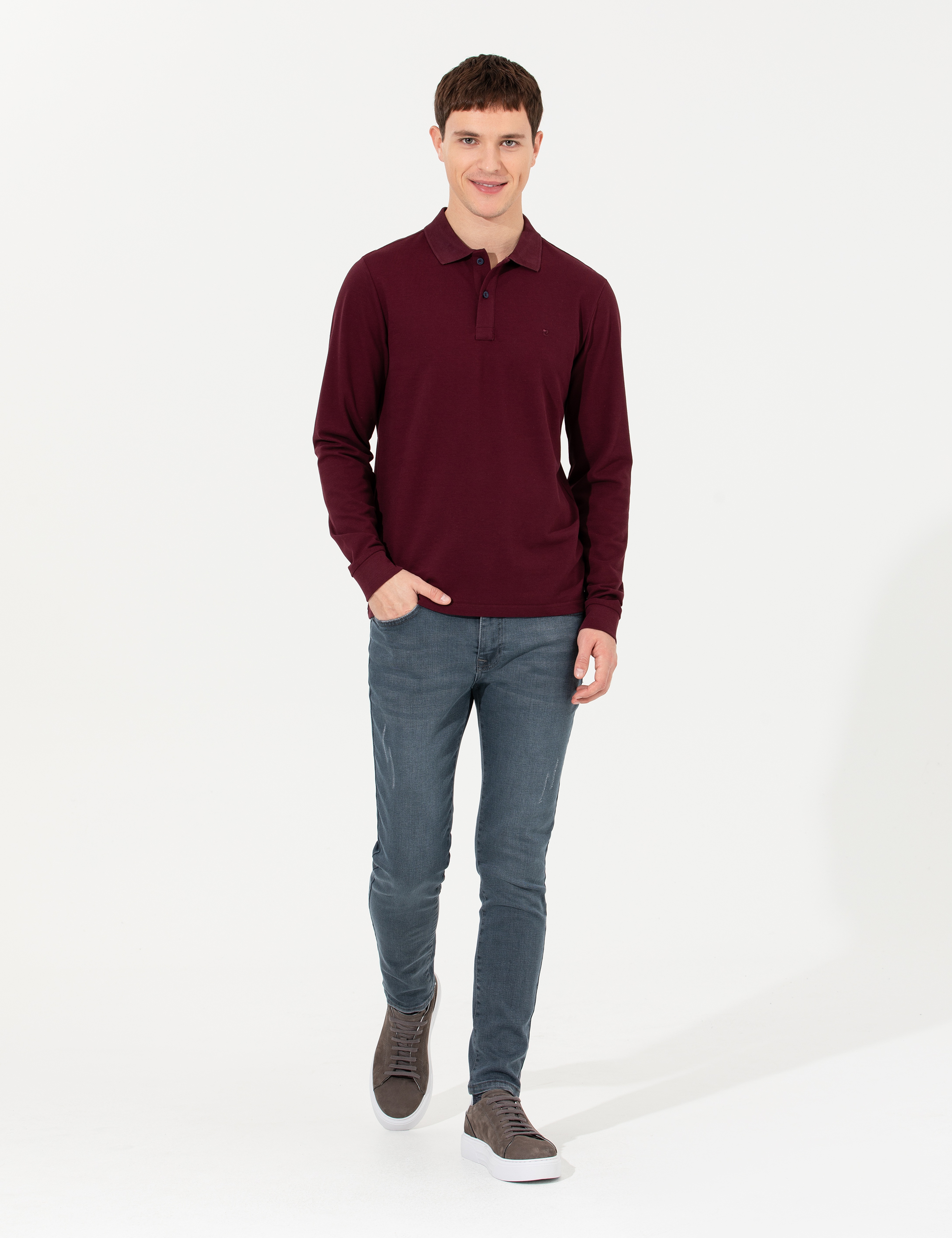 Bordo Slim Fit Sweatshirt - Image 2