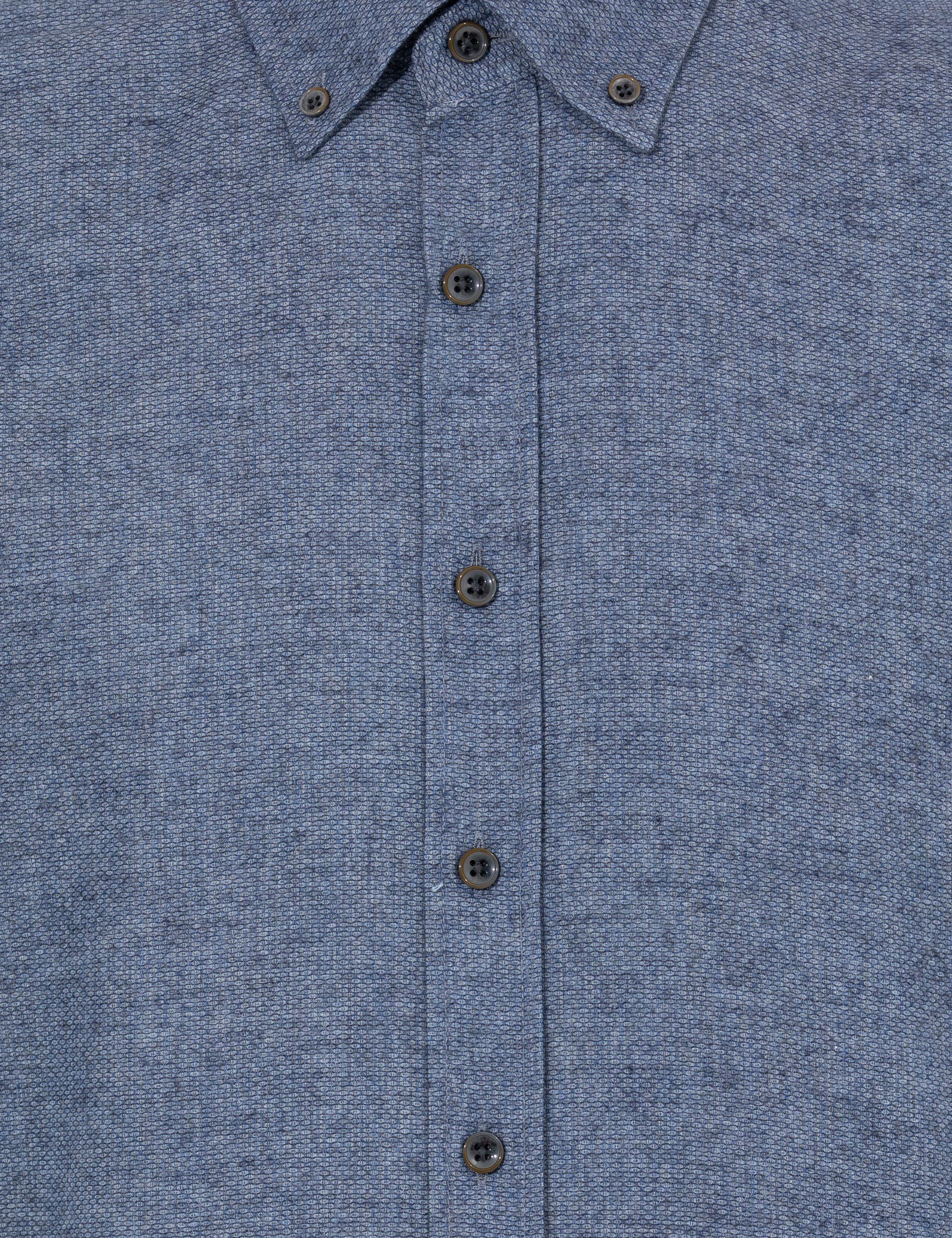 Pierre Cardin Mavi Slim Fit Uzun Kollu Gömlek görsel 6