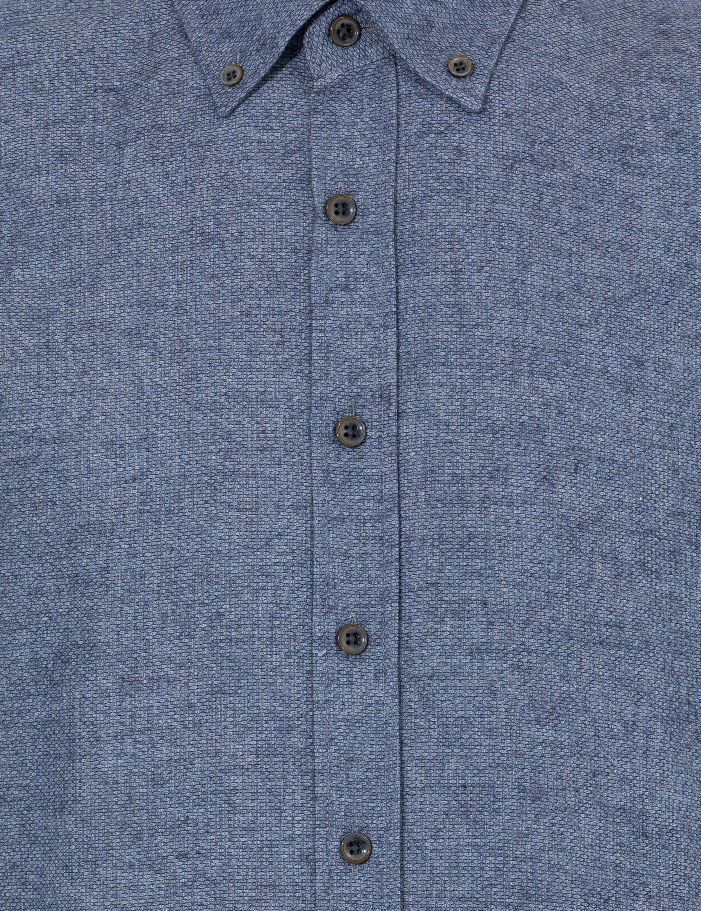 Mavi Slim Fit Uzun Kollu Gömlek