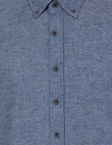 Mavi Slim Fit Uzun Kollu Gömlek