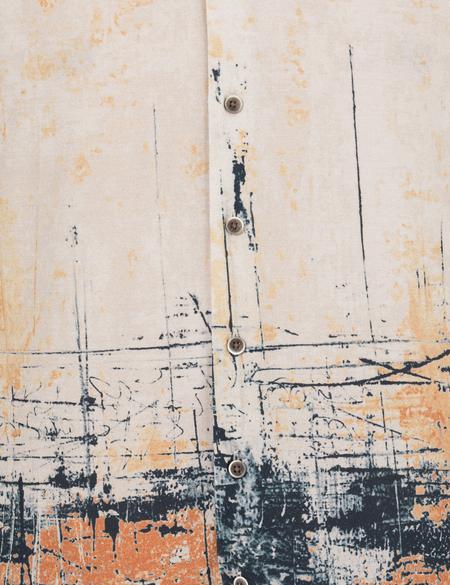 Bej Slim Fit Uzun Kollu Gömlek - 50260362007