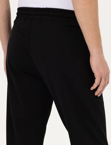 Siyah Slim Fit Eşofman Altı