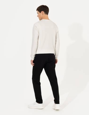 Siyah Slim Fit Eşofman Altı