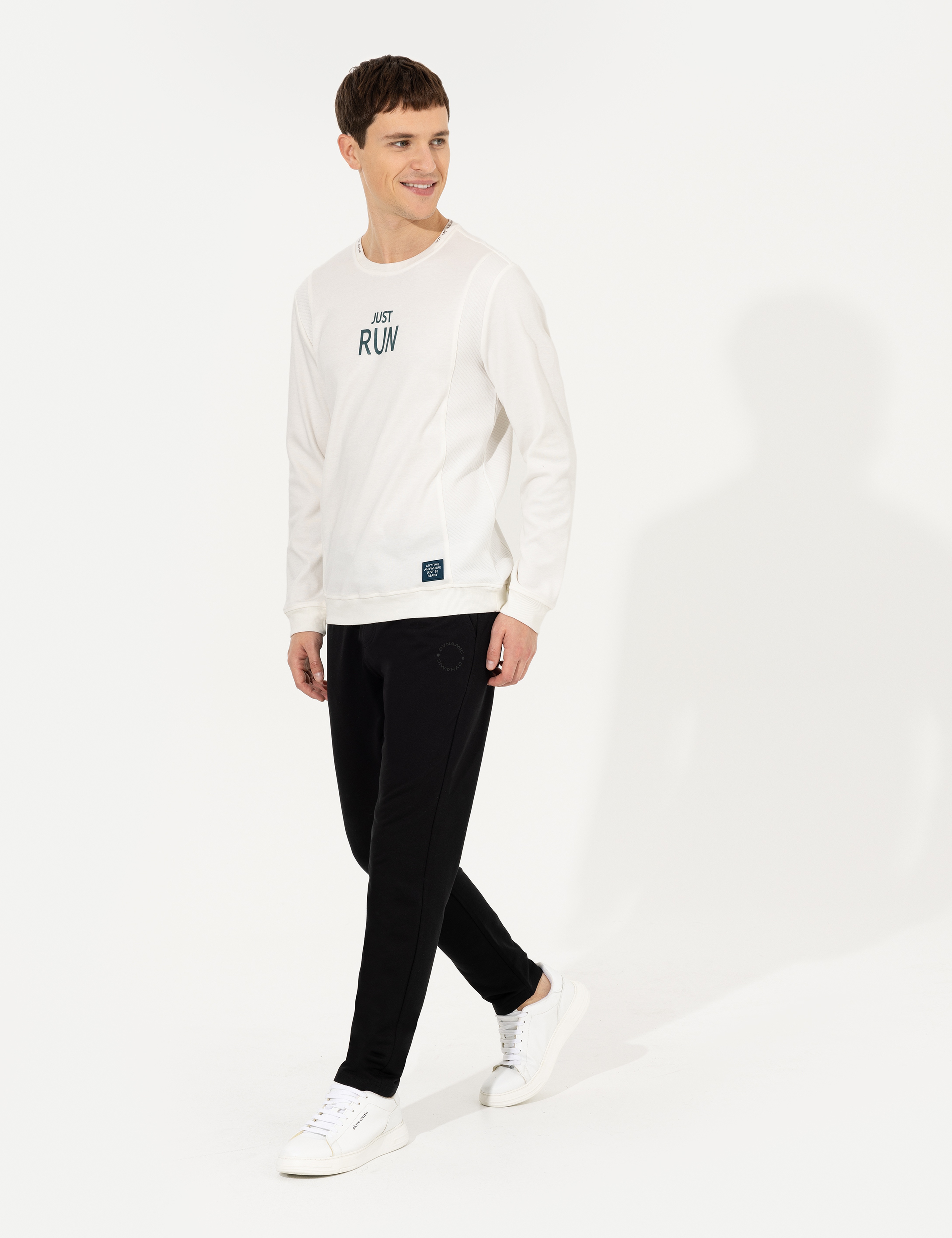 Siyah Slim Fit Eşofman Altı - Image 3