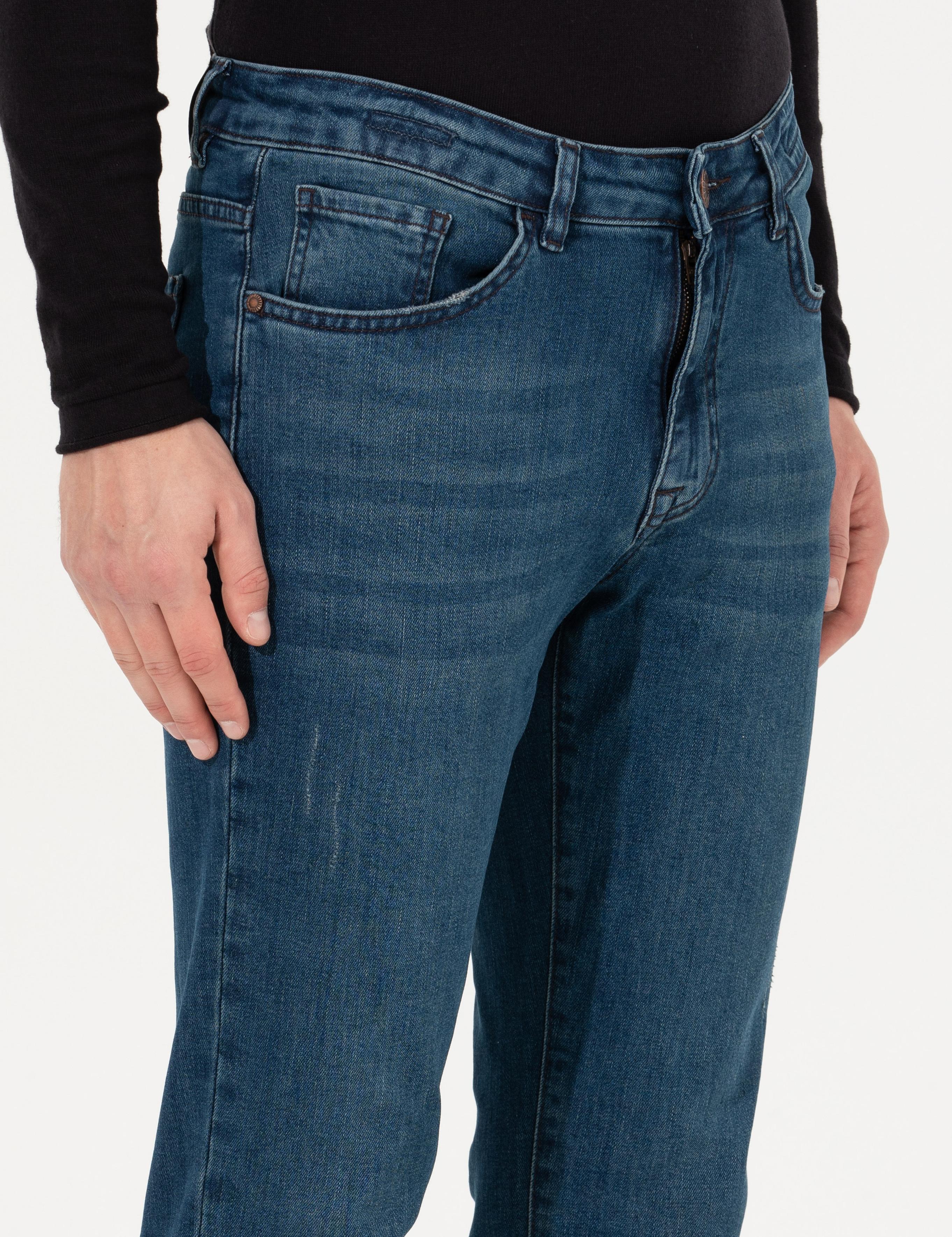 İndigo Slim Fit Jean Pantolon