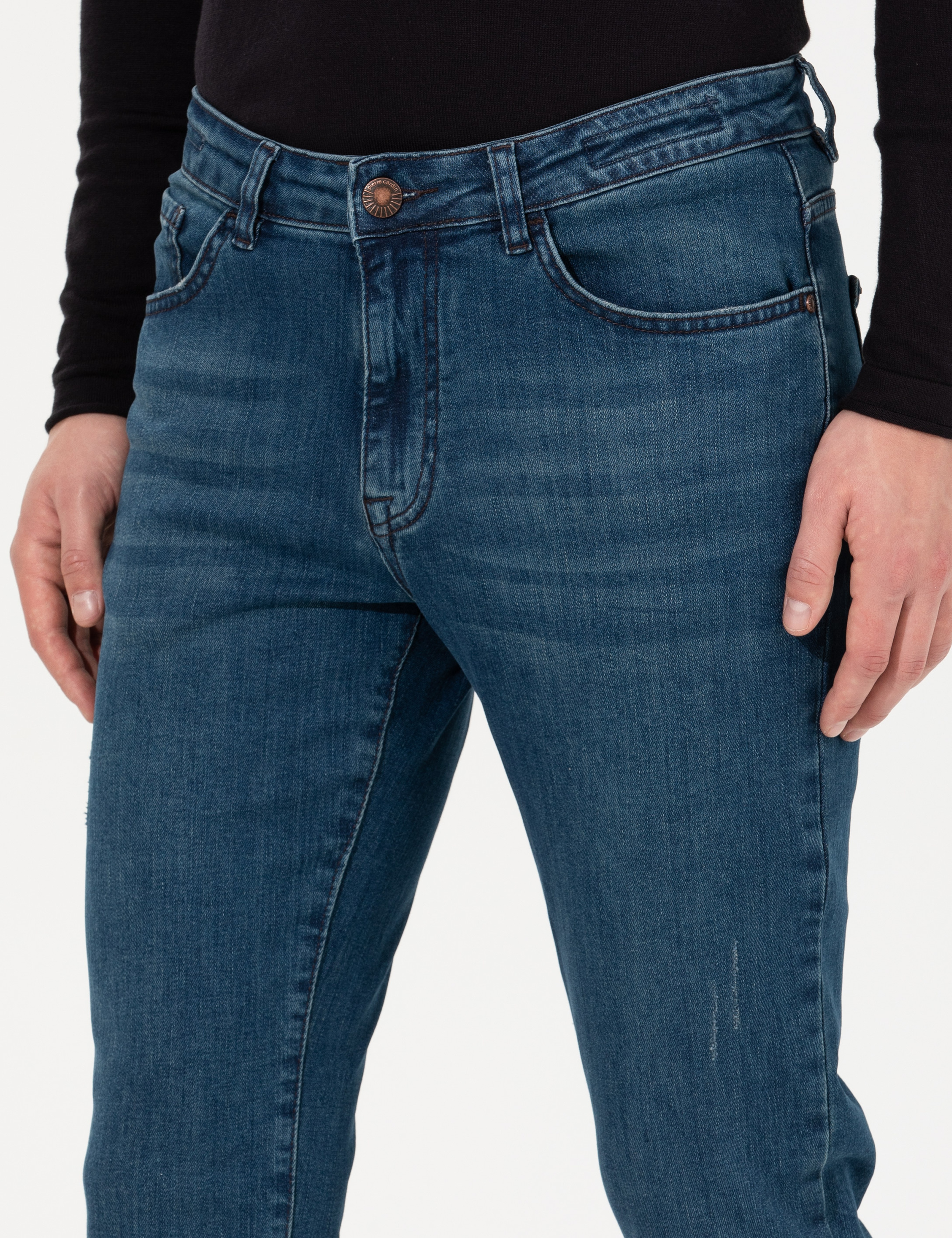 İndigo Slim Fit Jean Pantolon