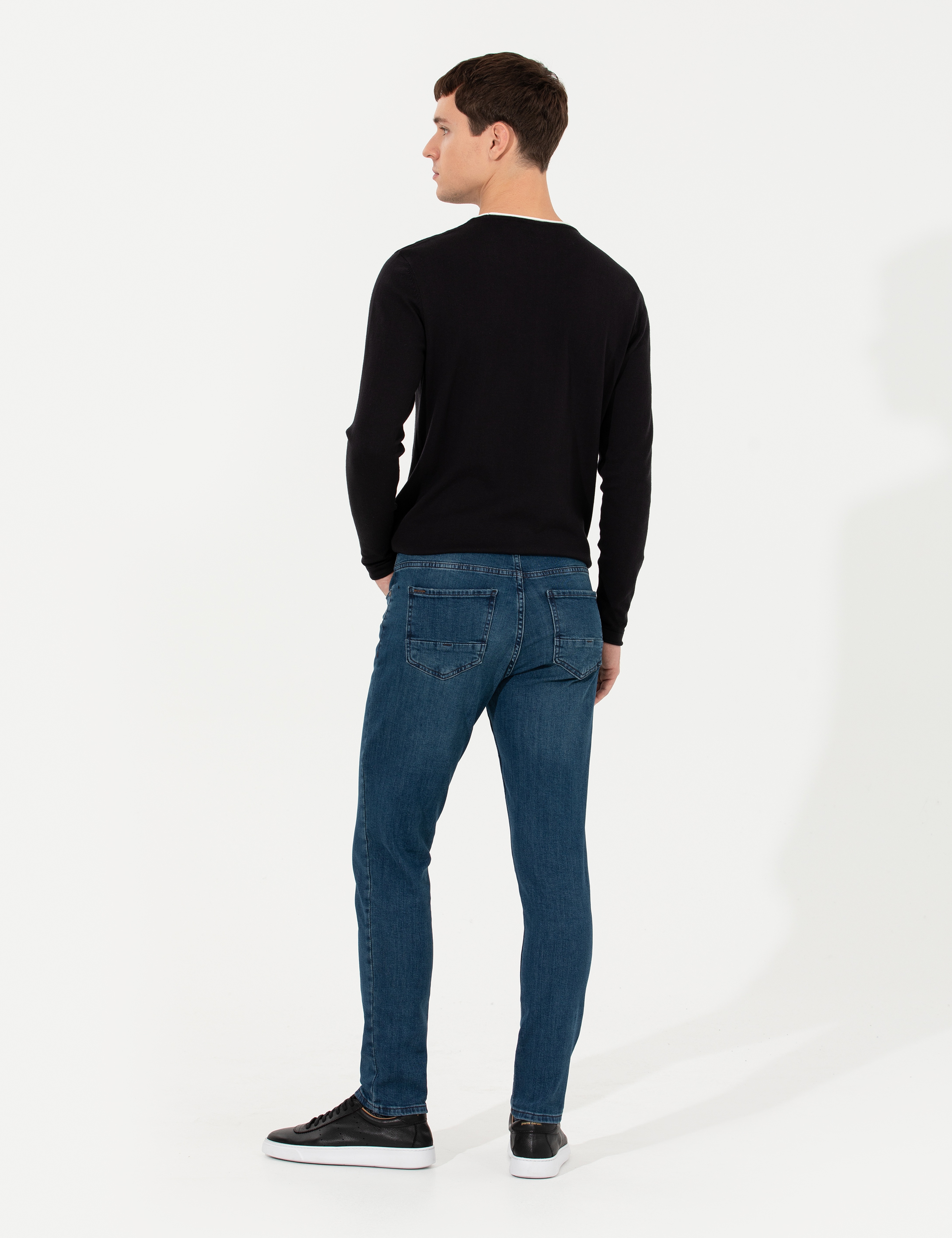 İndigo Slim Fit Jean Pantolon - Image 4
