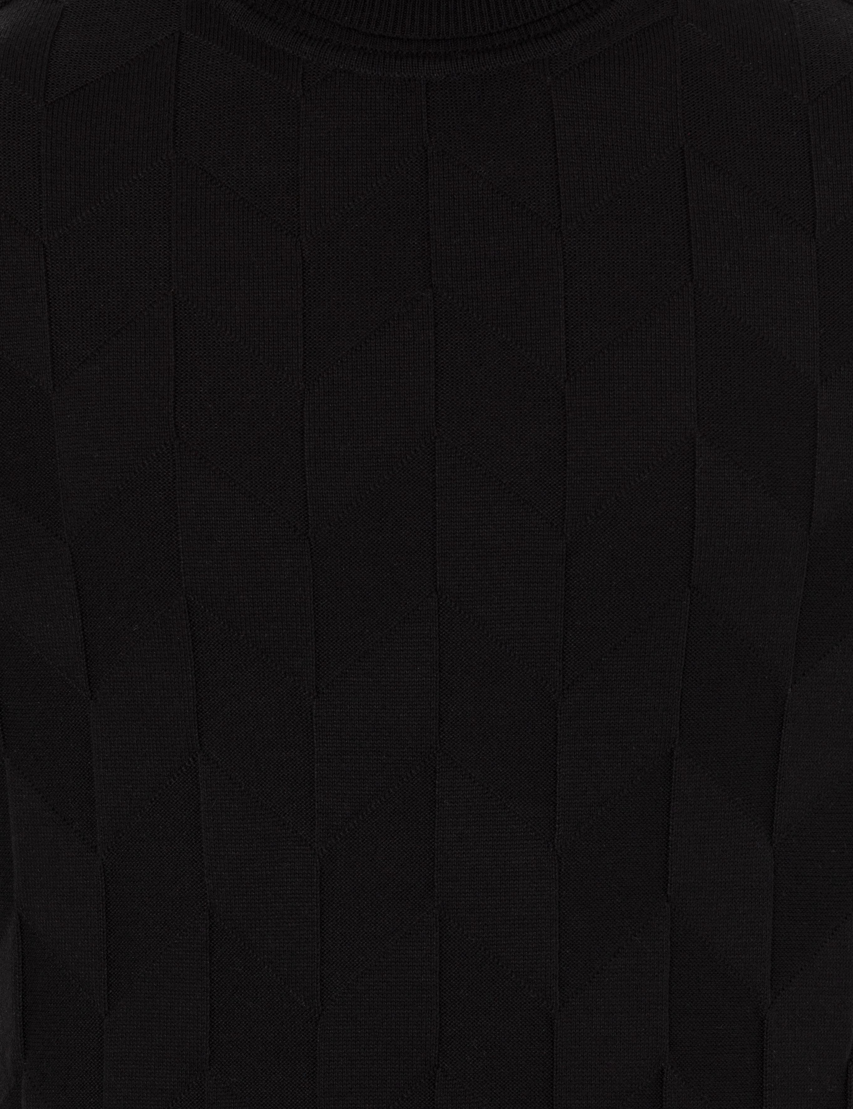 Siyah Slim Fit Balıkçı Yaka Triko Kazak