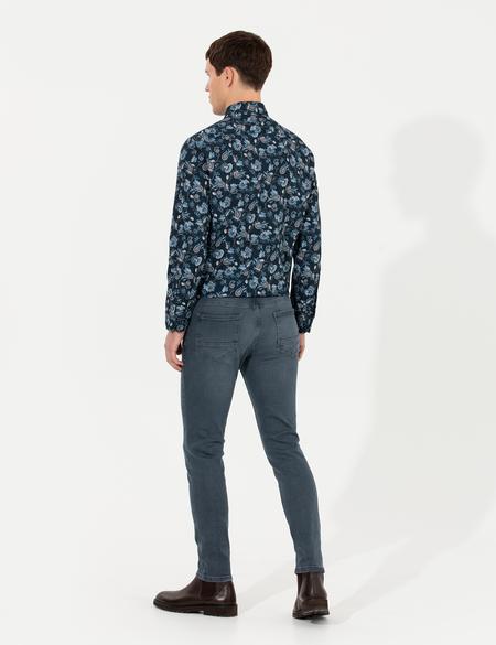 Koyu Mavi Slim Fit Jean Pantolon - 50259649007