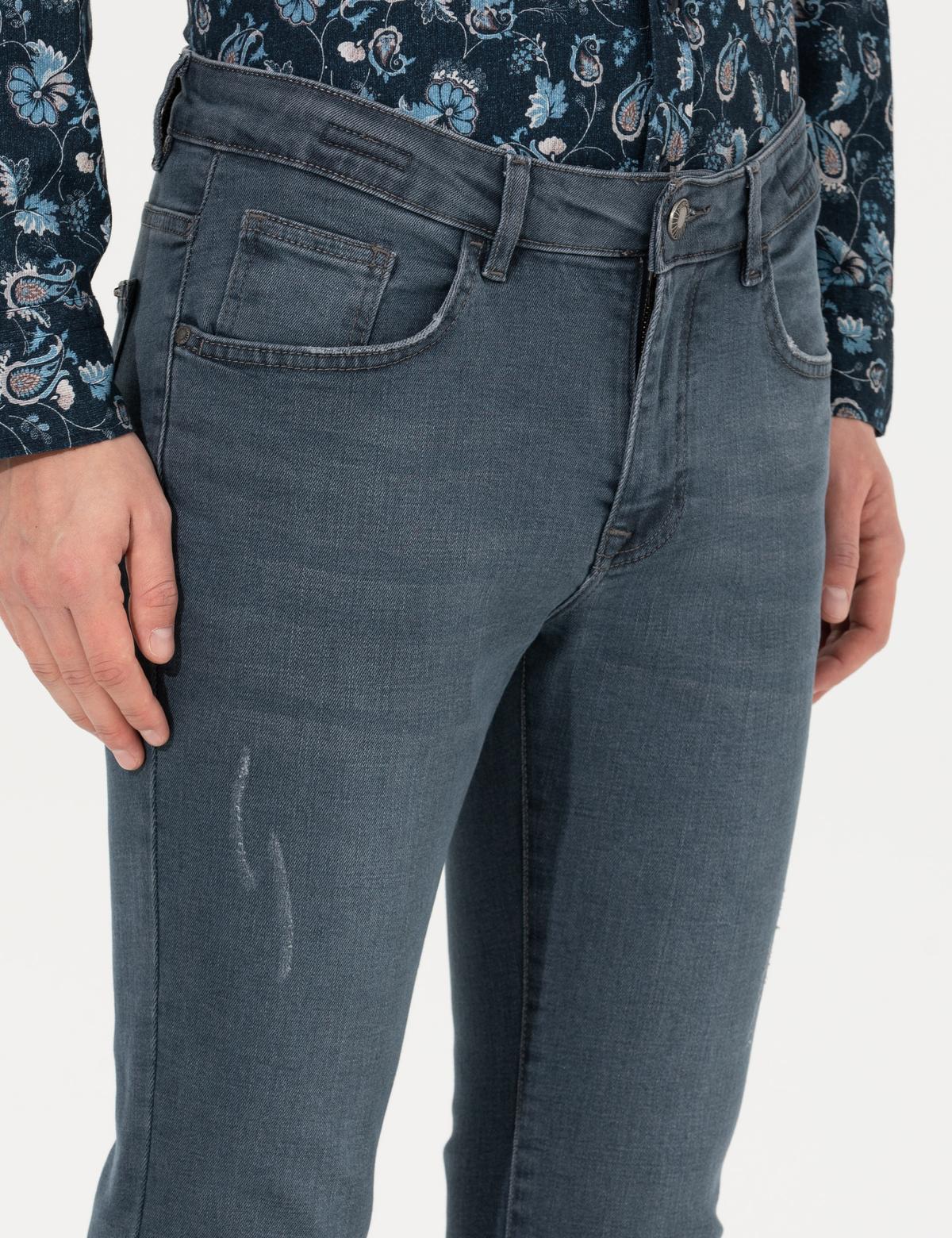 Koyu Mavi Slim Fit Jean Pantolon - 50259649007