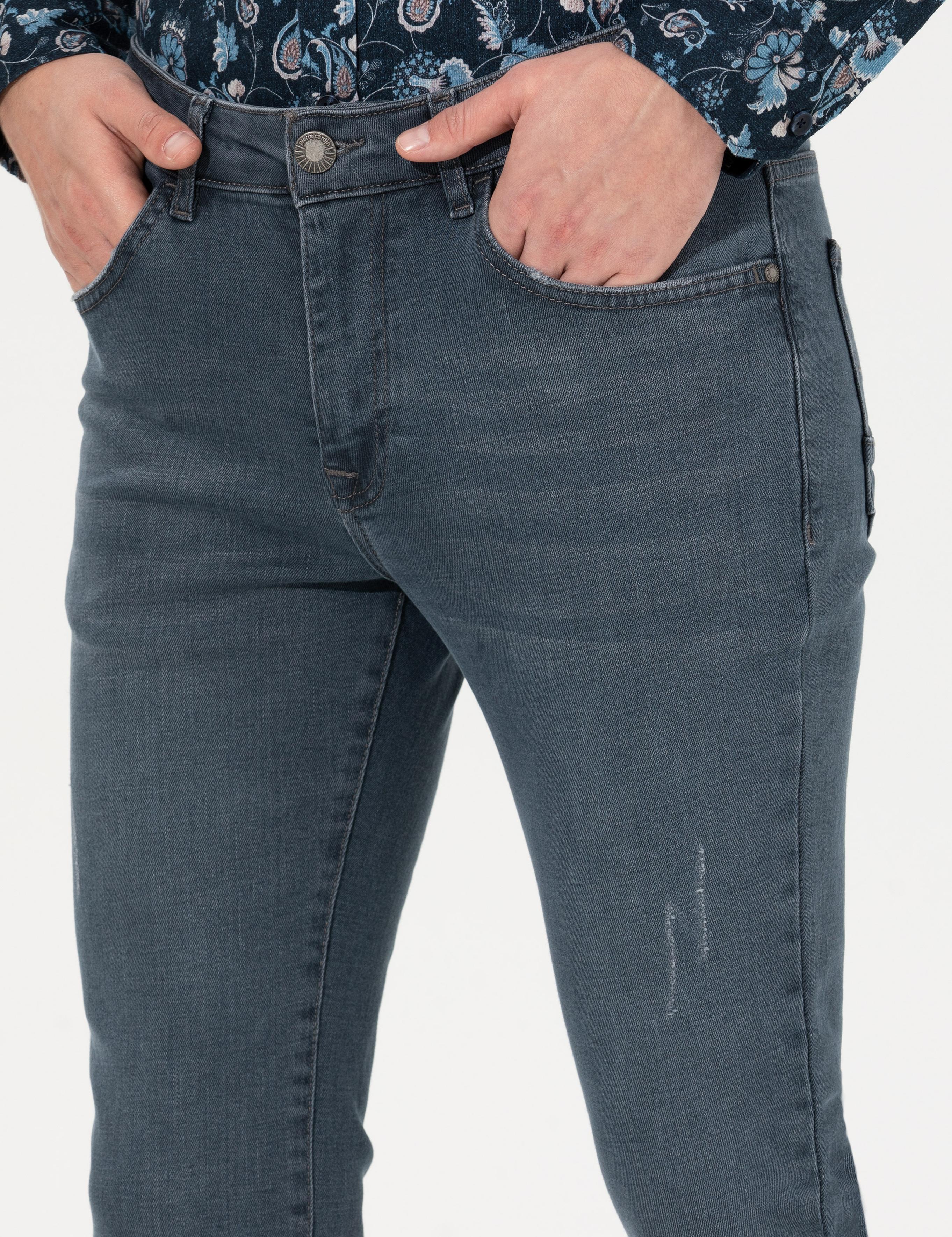 Koyu Mavi Slim Fit Jean Pantolon