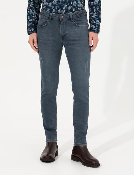 Koyu Mavi Slim Fit Jean Pantolon - 50259649007
