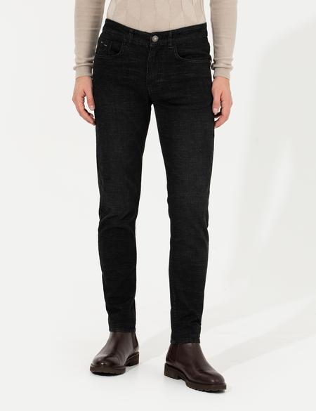 Siyah Slim Fit Jean Pantolon - 50259682043