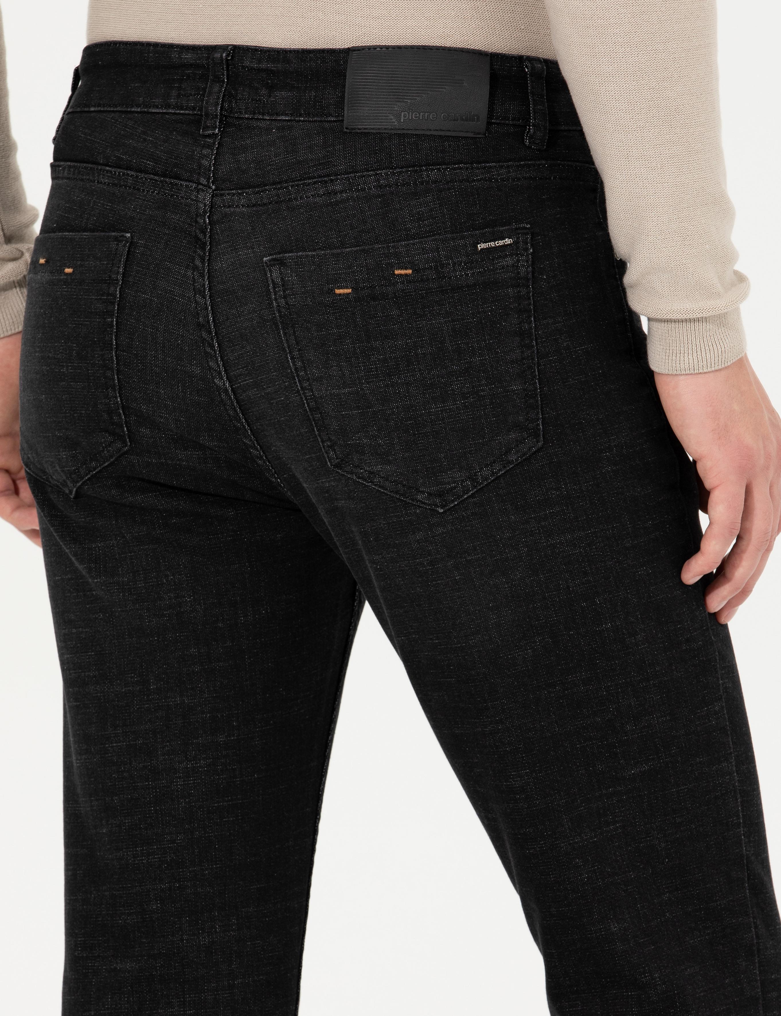 Siyah Slim Fit Jean Pantolon