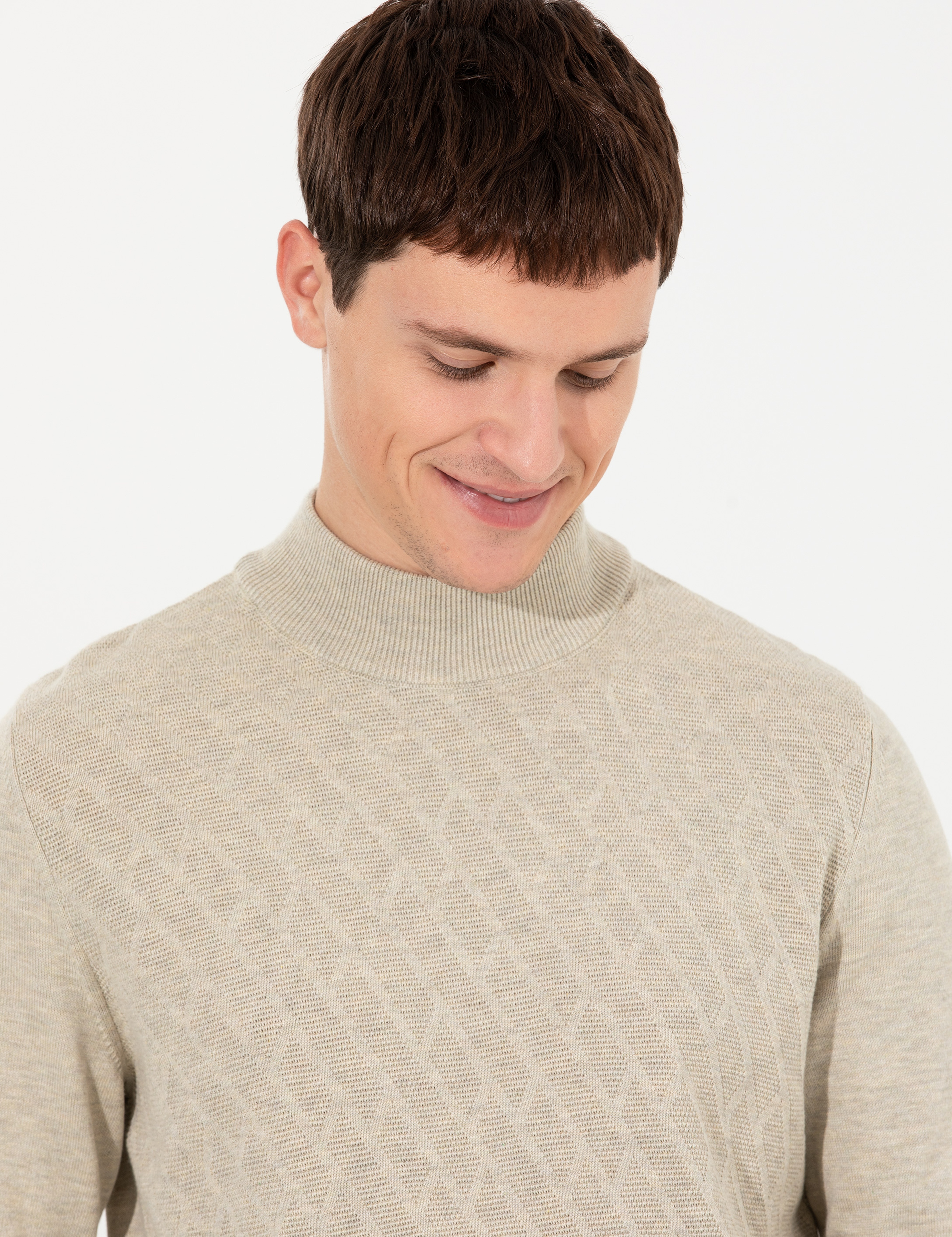 Kum Melanj Slim Fit Kazak - Image 4