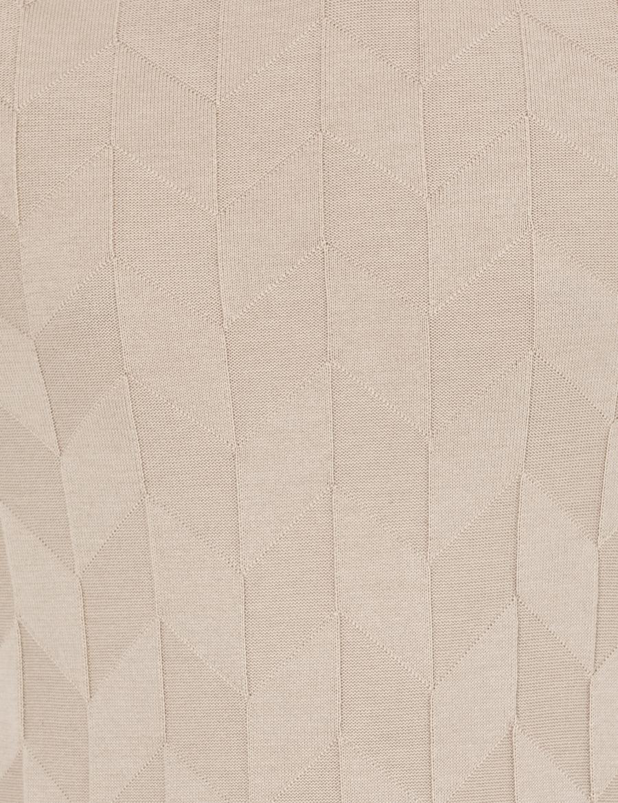 Kum Melanj Slim Fit Balıkçı Yaka Triko Kazak