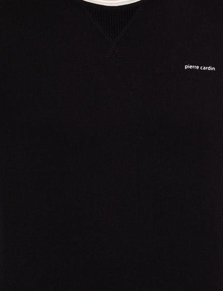 Lacivert Slim Fit Bisiklet Yaka Triko Kazak - 50259842007