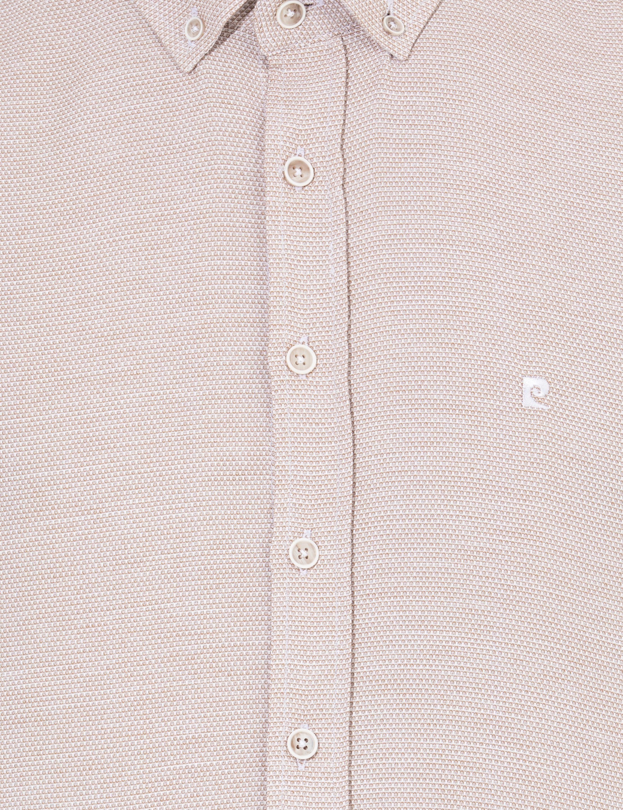 Kahverengi Slim Fit Uzun Kollu Gömlek