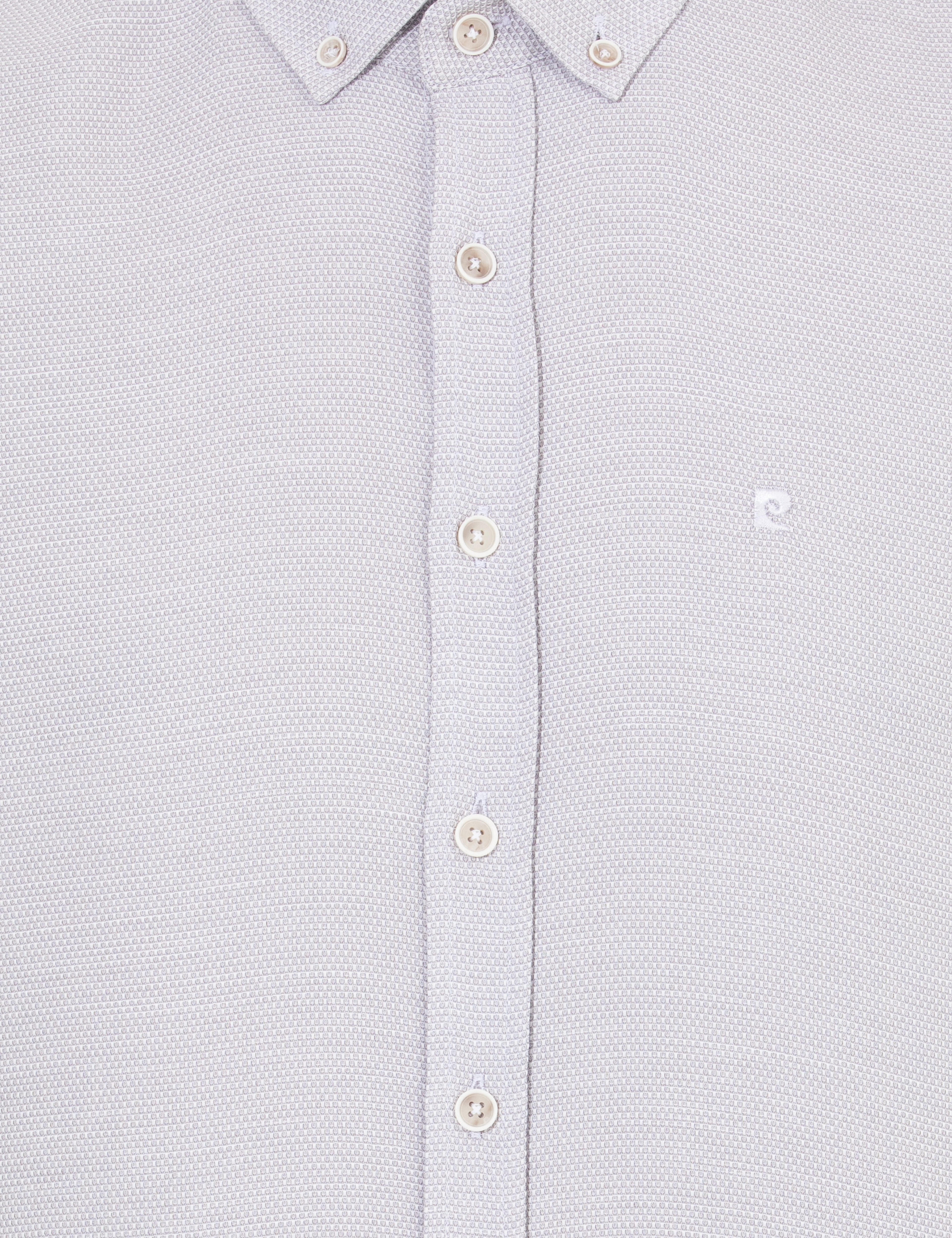 Açık Gri Slim Fit Uzun Kollu Gömlek