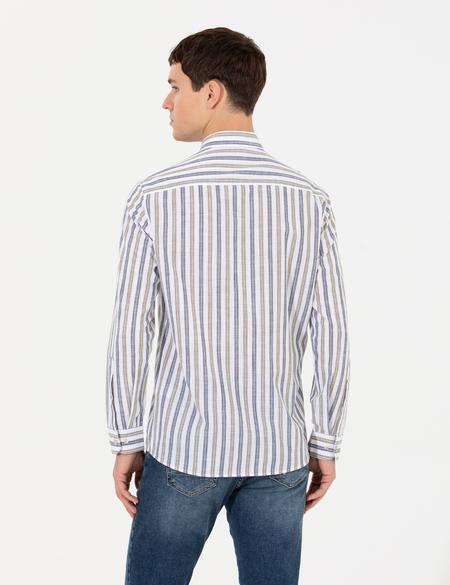 Haki Slim Fit Uzun Kollu Gömlek - 50252489011