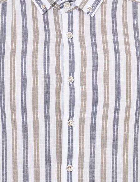 Haki Slim Fit Uzun Kollu Gömlek - 50252489011