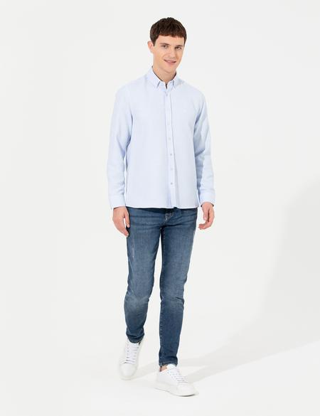 Mavi Slim Fit Uzun Kollu Gömlek - 50255057028