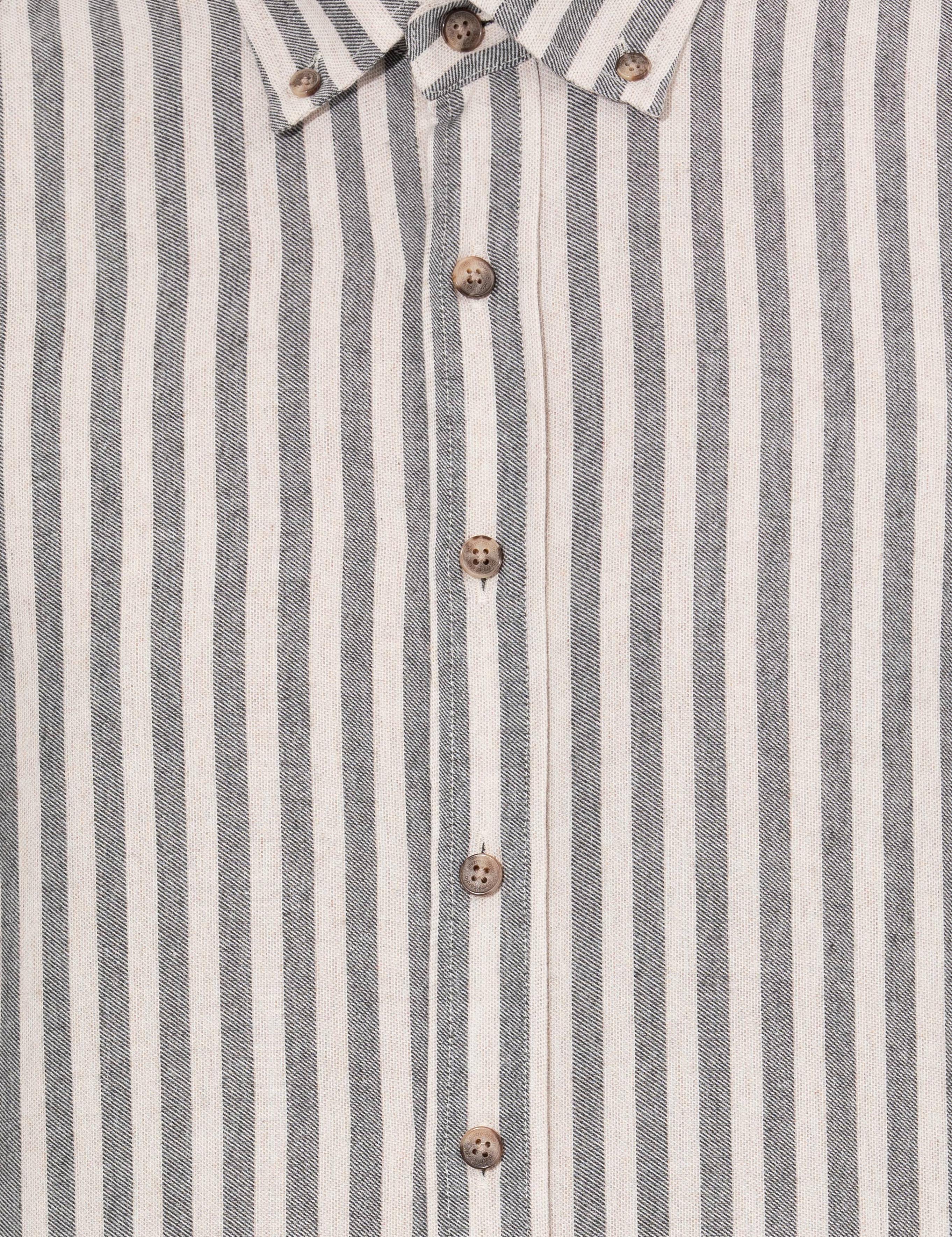 Bej Regular Fit Uzun Kollu Gömlek