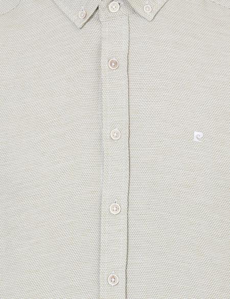 Haki Slim Fit Uzun Kollu Gömlek - 50255057010