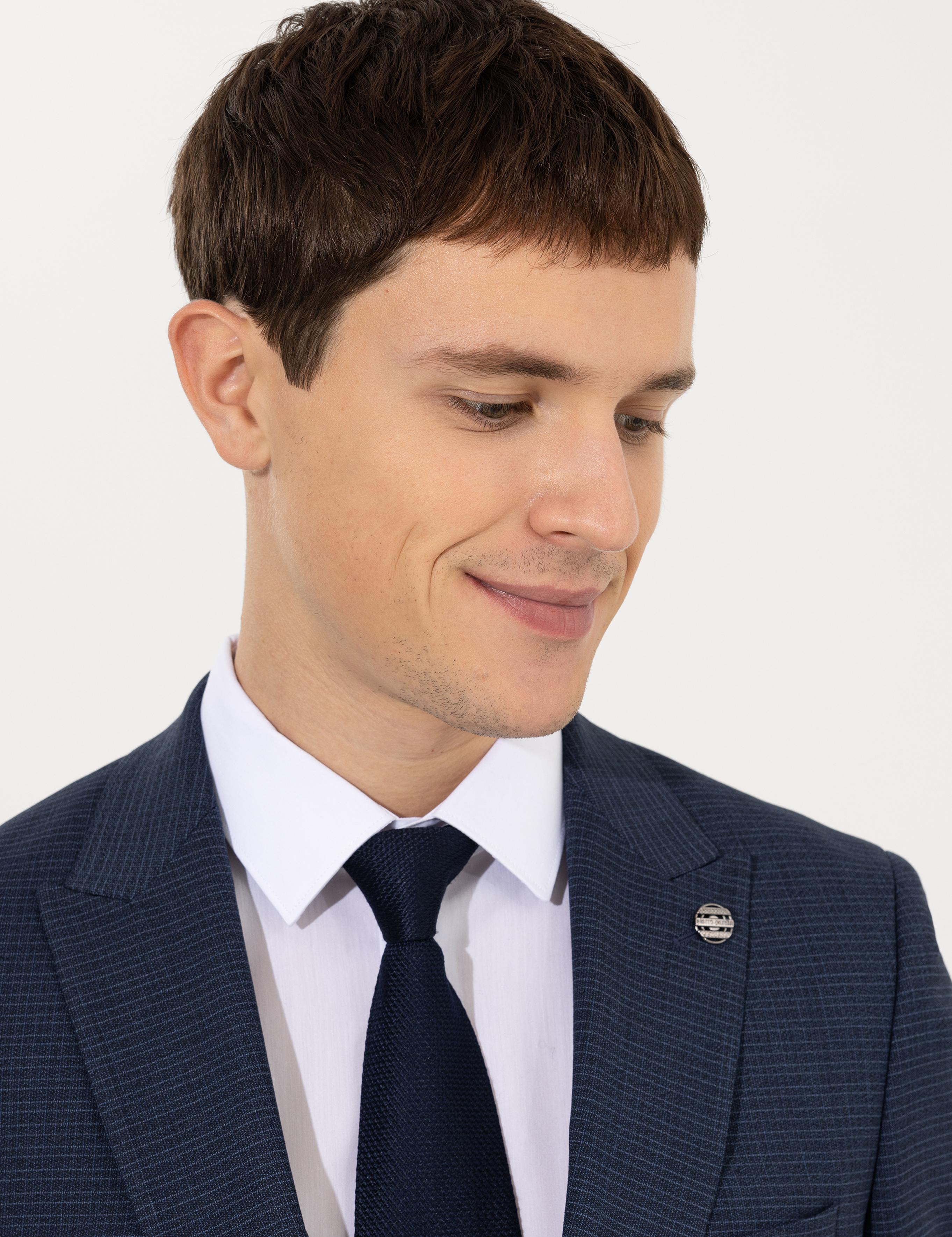 Lacivert Ex. Slim Fit Takım Elbise