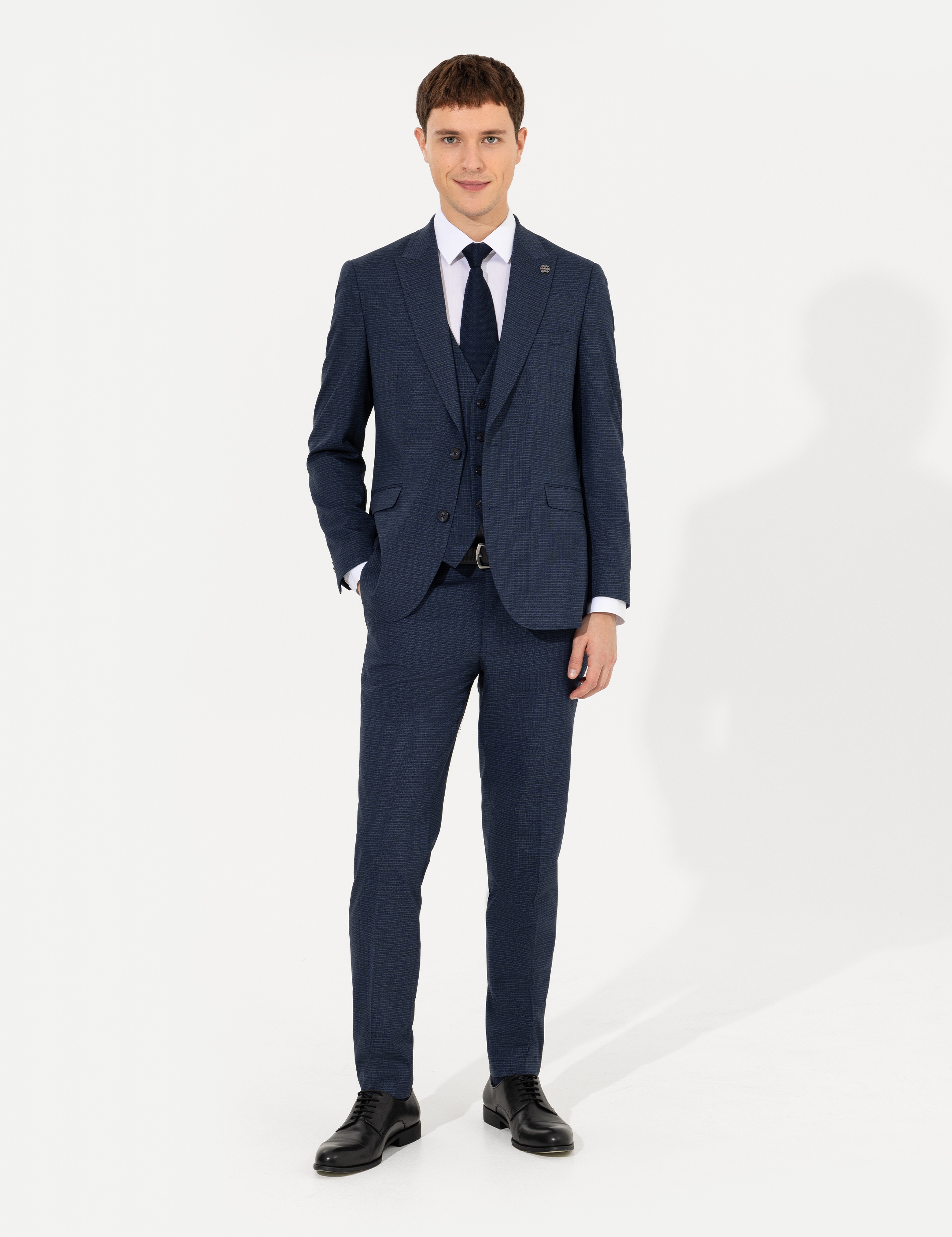 Lacivert Ex. Slim Fit Takım Elbise - Image 4