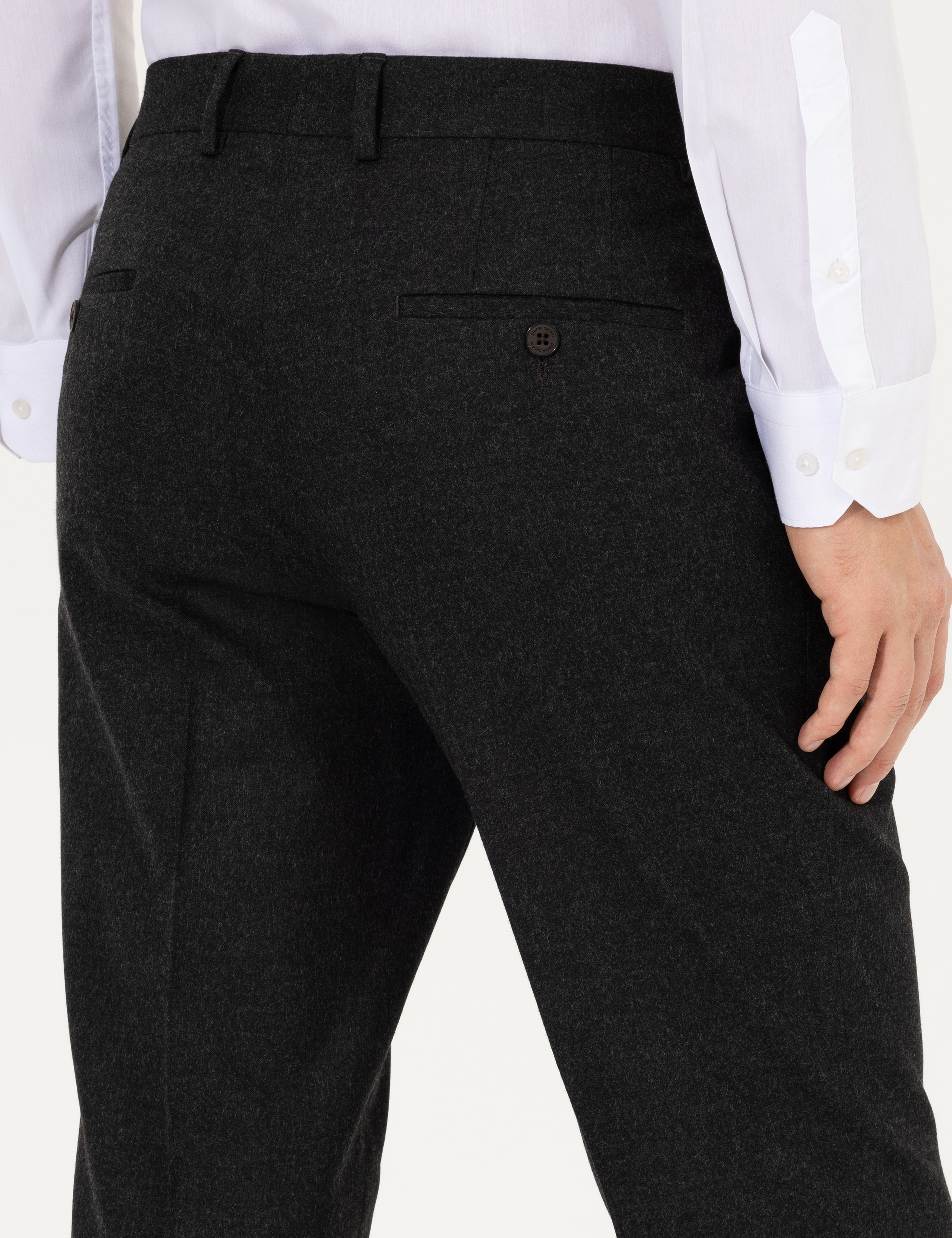 Antrasit Slim Fit Kumaş Pantolon - Image 7