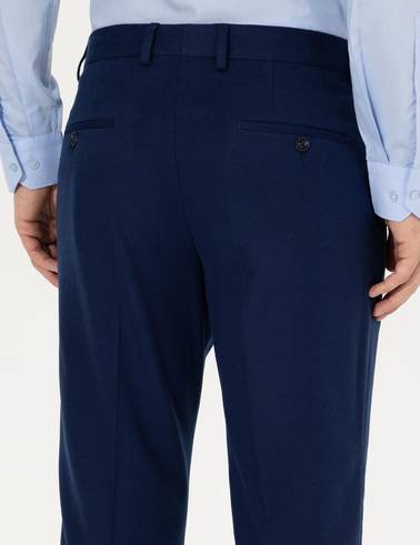 Açık Lacivert Slim Fit Kumaş Pantolon
