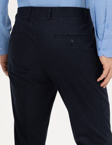 Lacivert Slim Fit Kumaş Pantolon