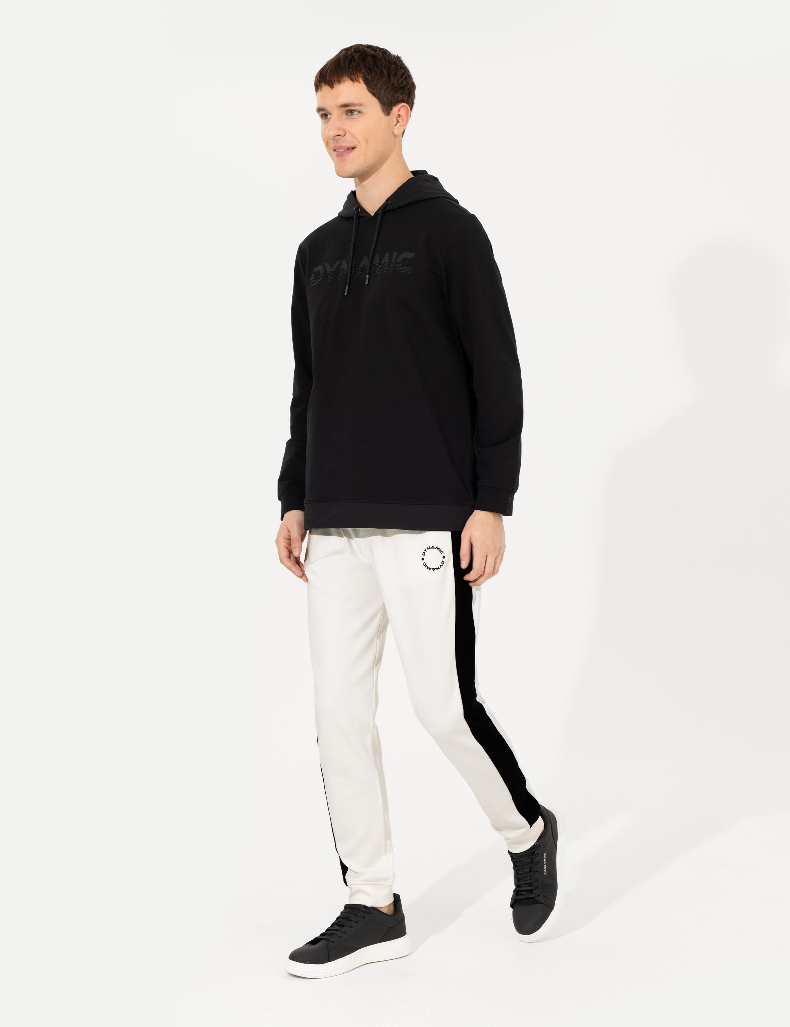 Ekru Slim Fit Eşofman Altı