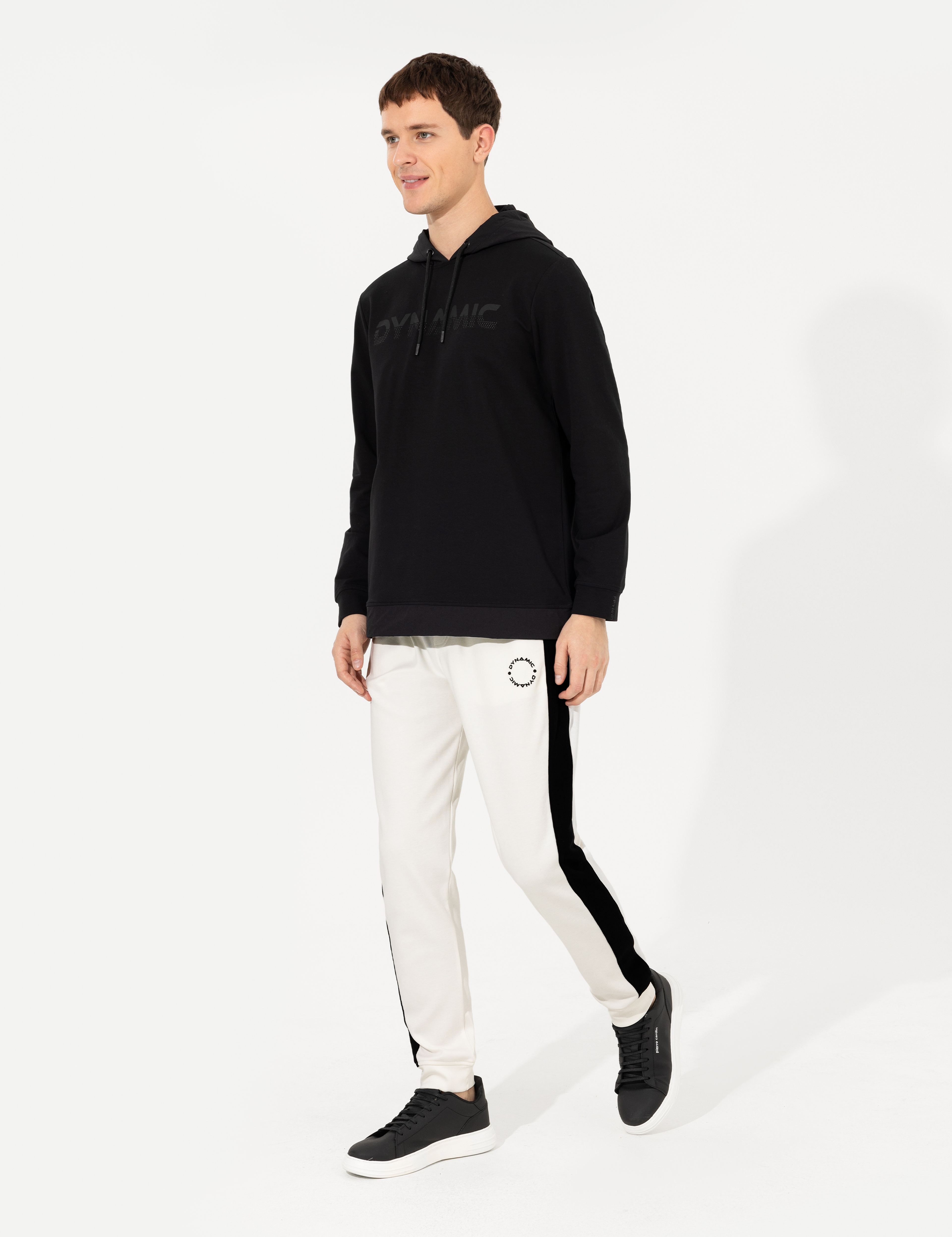 Ekru Slim Fit Eşofman Altı - Image 3
