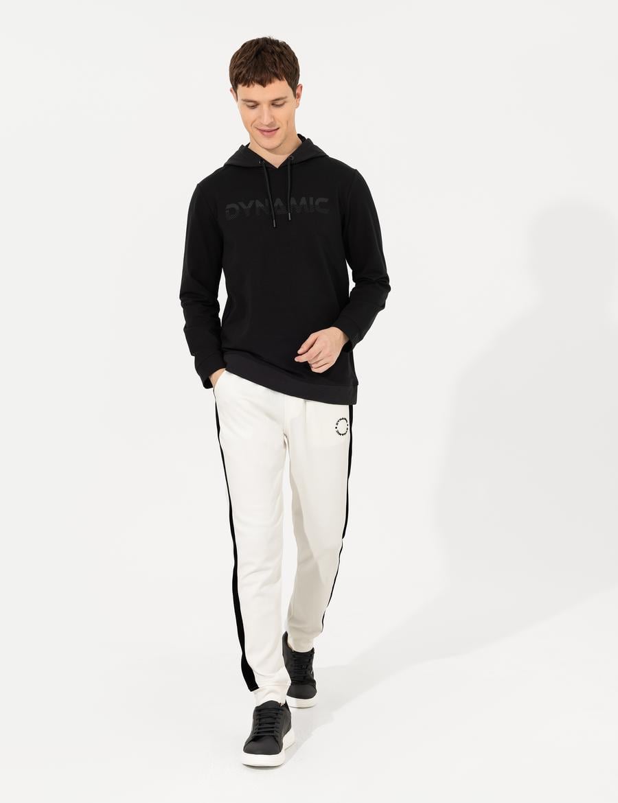 Ekru Slim Fit Eşofman Altı