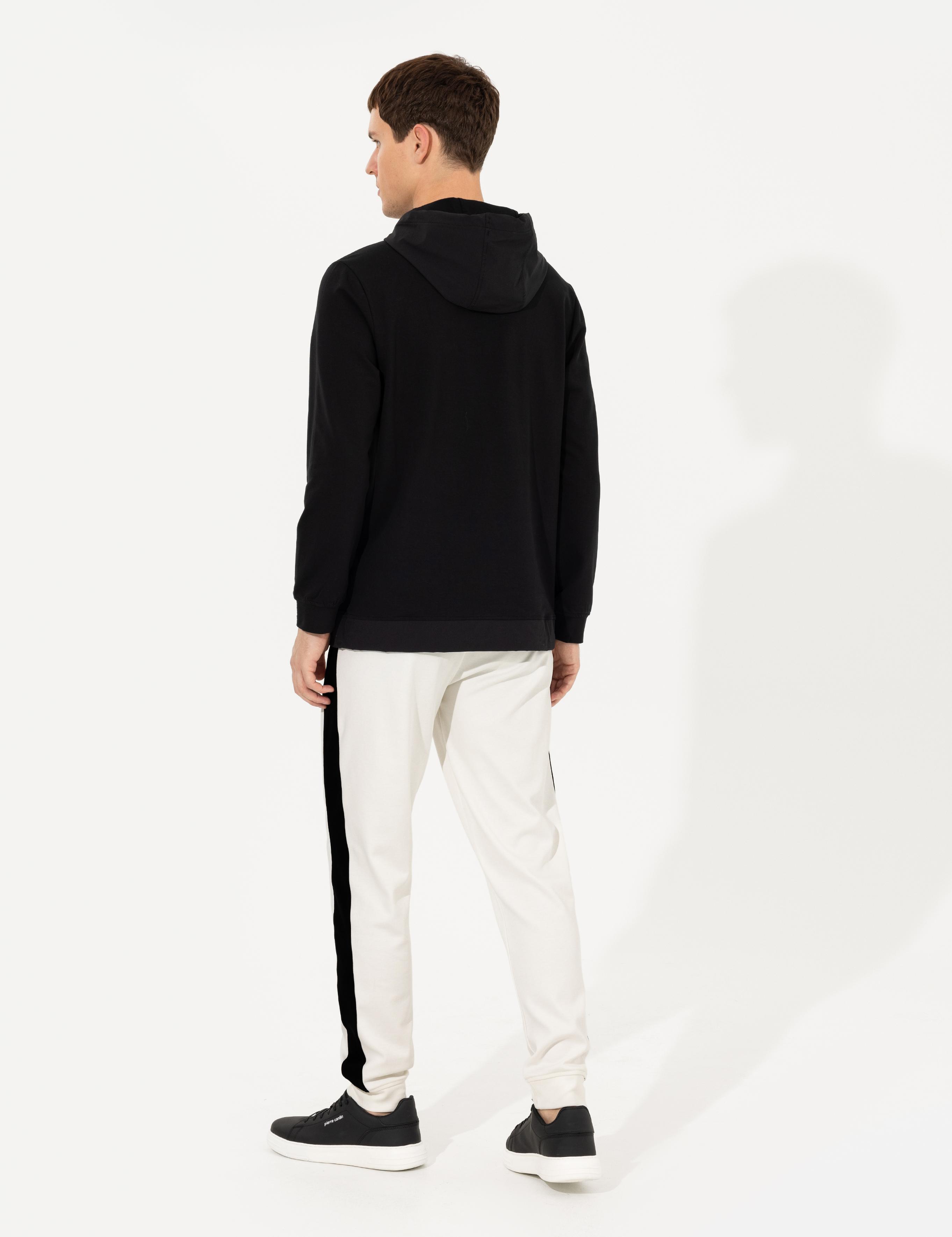 Ekru Slim Fit Eşofman Altı