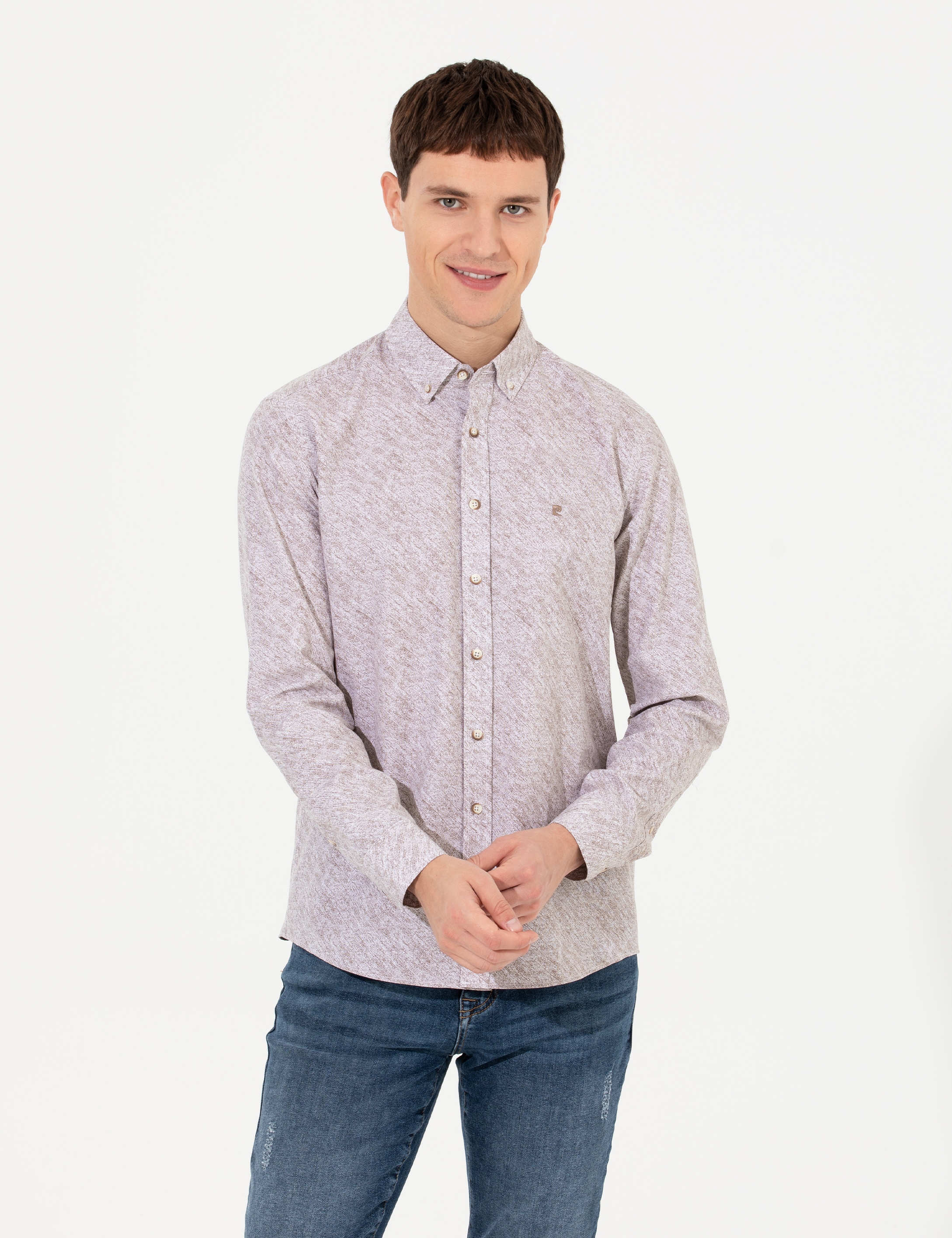 Vizon Slim Fit Uzun Kollu Gömlek - Image 4