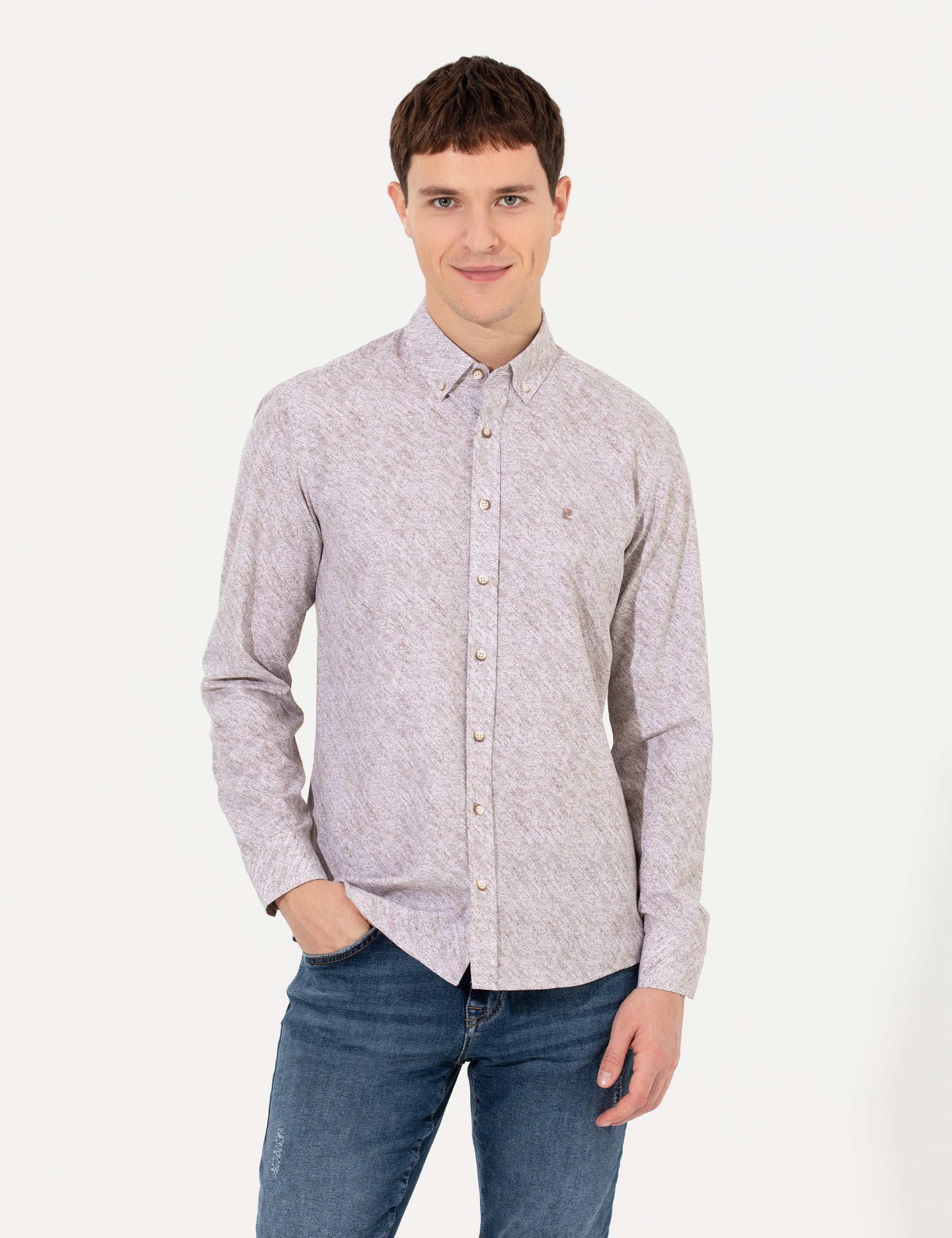 Vizon Slim Fit Uzun Kollu Gömlek